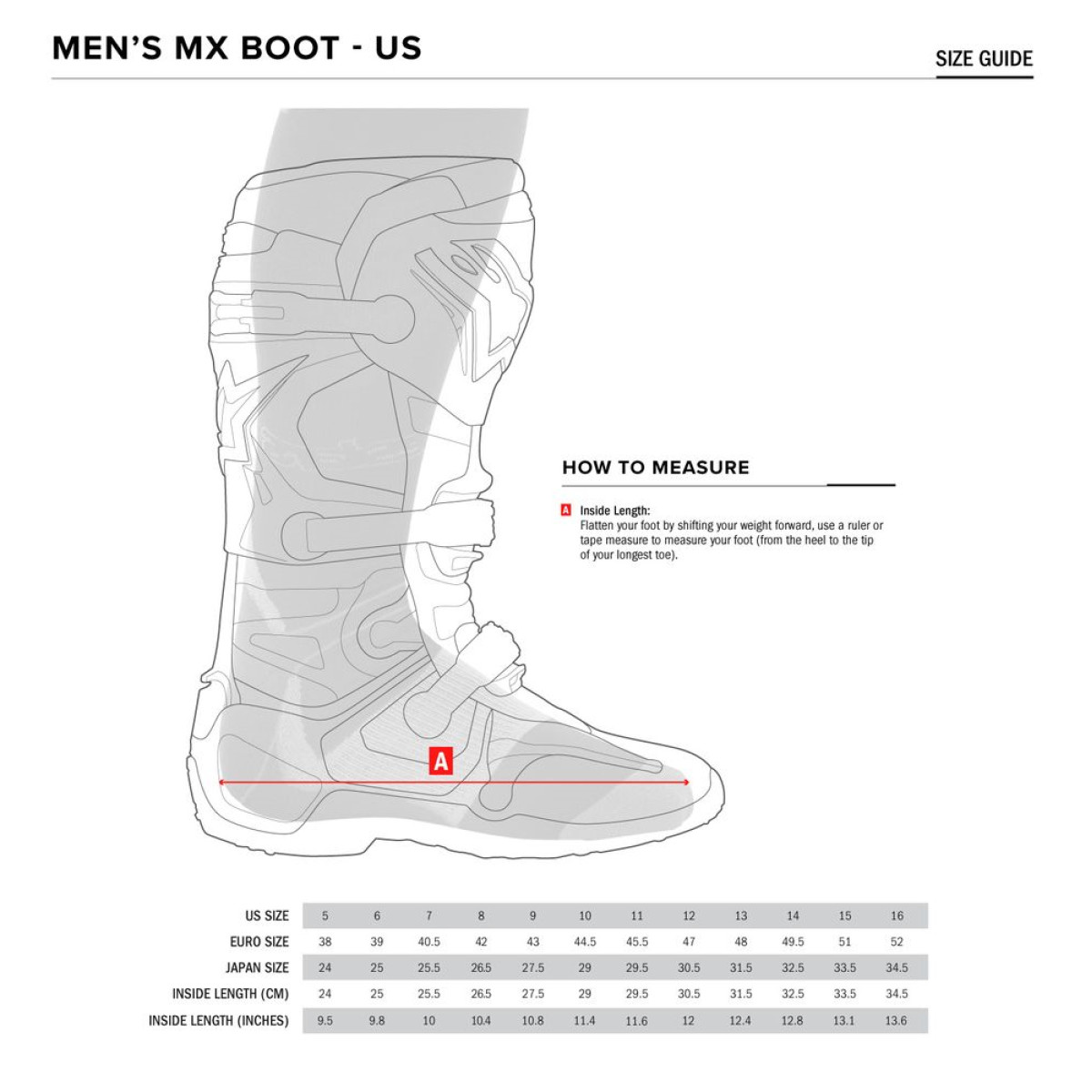 ALPINESTARS Stiefel: Tech 7, rot