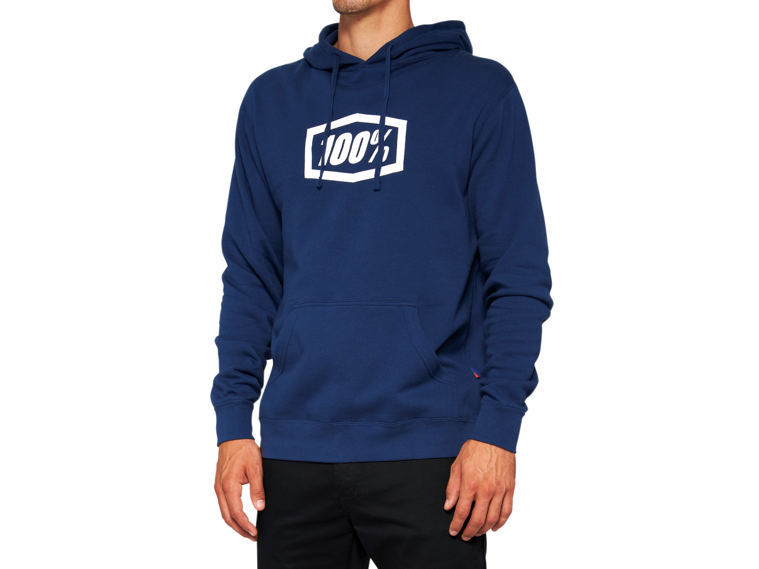 100% Hoody: Icon, navy