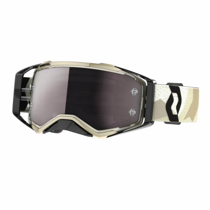 SCOTT Brille: Prospect camo beige/schwarz, silber verspiegelt