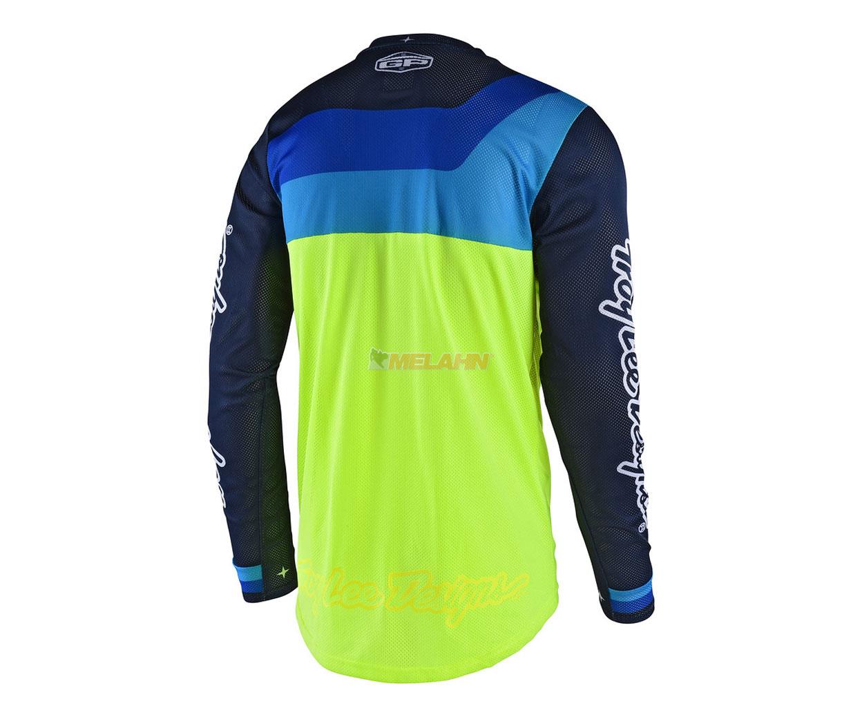 TROY LEE DESIGNS Jersey: GP Air Prisma,  neon-gelb