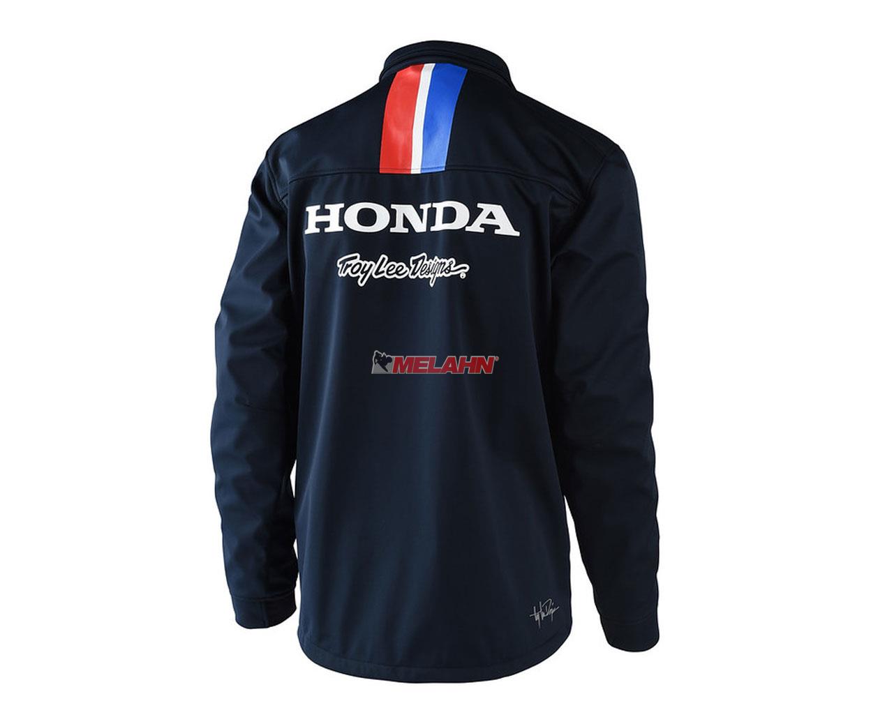 TROY LEE DESIGNS Softshell-Jacke: Travel HONDA, navy