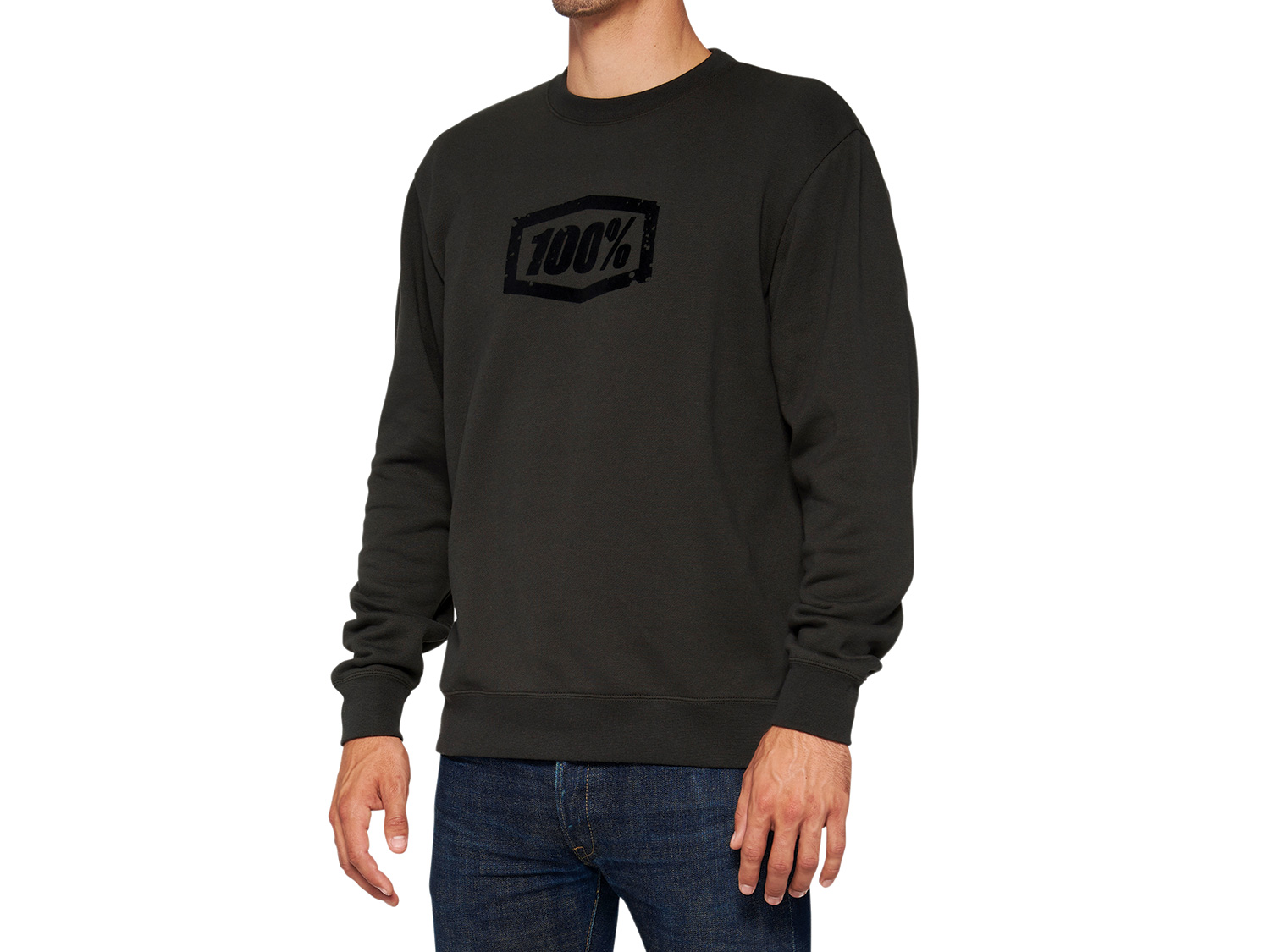 100% Sweat-Pullover: Avalanche, heather schwarz