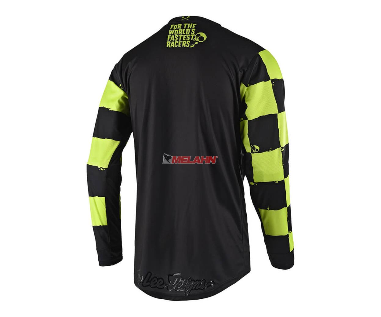 TROY LEE DESIGNS Jersey: Raceshop, schwarz/lime