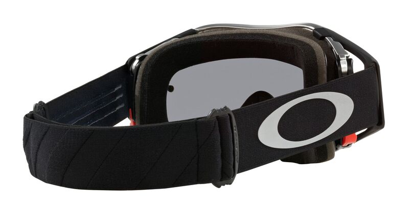 OAKLEY Brille: Airbrake Prizm MX Tuff Blocks schwarz-gunmetal, graues Glas