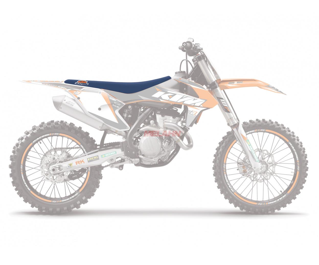 BLACKBIRD Sitzbankbezug: Blue Moon für KTM SX 19-22 / EXC 20-23, blau