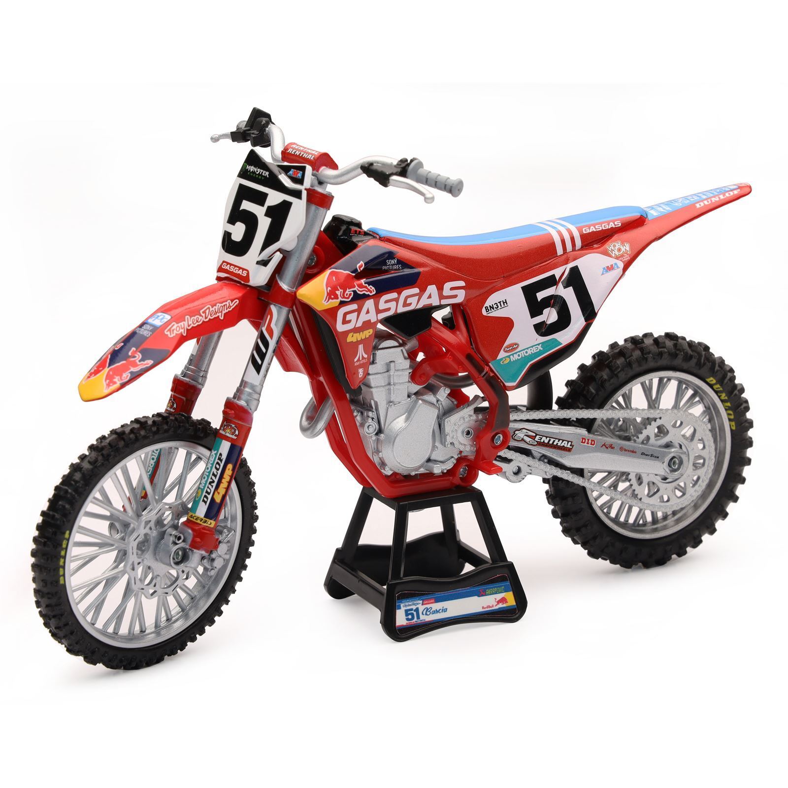 NEW RAY Mini Modell GasGas MC 450 F 2021 J. Barcia #51, 1:12