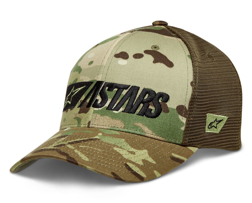 ALPINESTARS Trucker Cap: Reblaze Multicamo, military