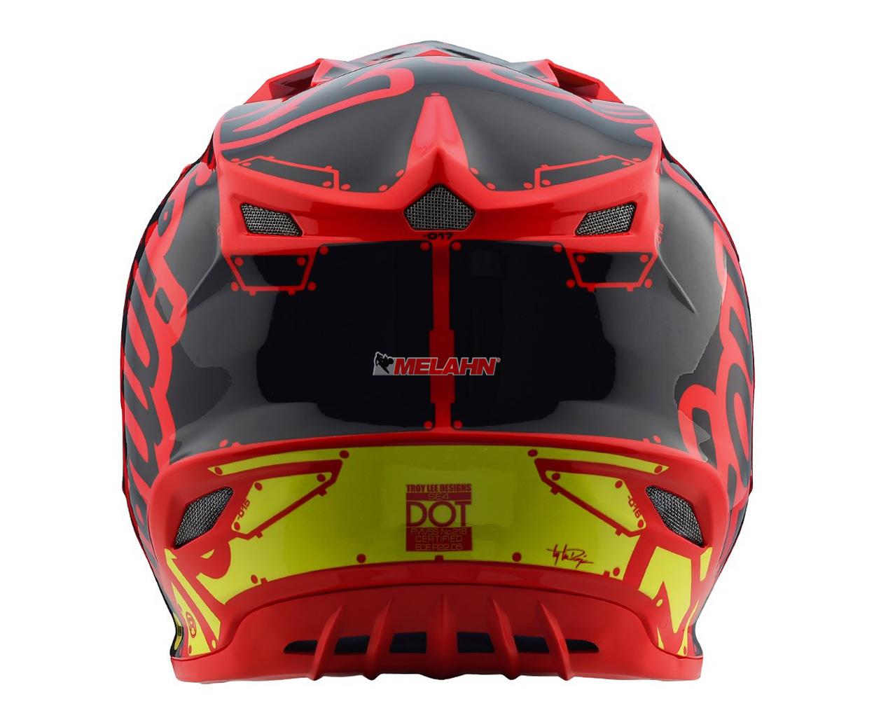 TROY LEE DESIGNS Helm: SE4 PA Helm (MIPS) Factory, rot, Größe XL