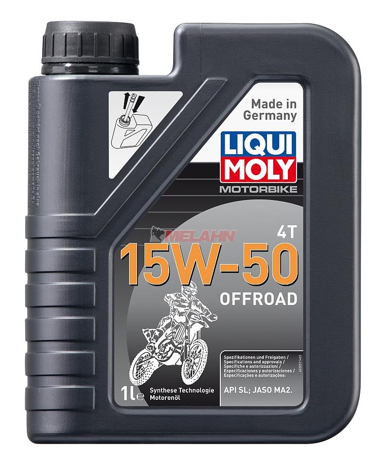 LIQUI MOLY Motoröl: Motorbike 4T 15W-50 Offroad, 1l