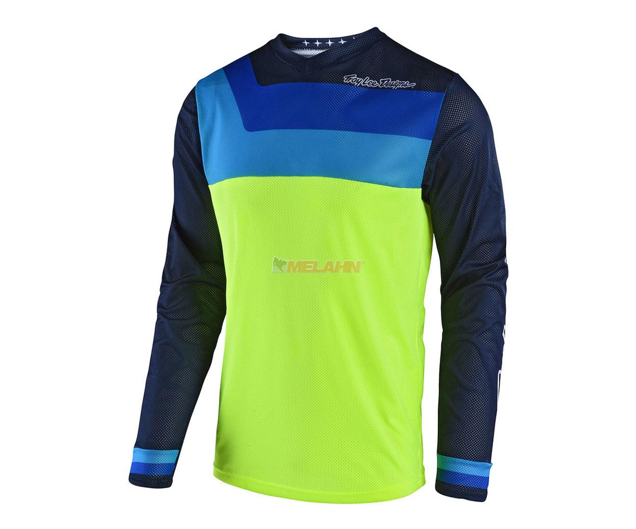 TROY LEE DESIGNS Jersey: GP Air Prisma,  neon-gelb