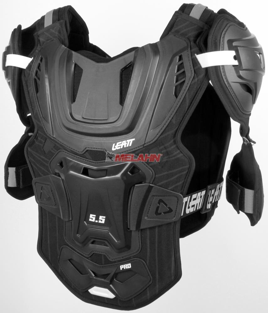 LEATT Brustpanzer: 5.5 Pro, schwarz