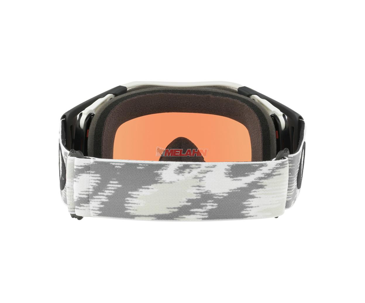 OAKLEY Brille: Airbrake Prizm MX Speed, matt-weiß/torch-iridium