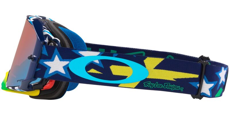 OAKLEY Brille: Airbrake Prizm MX TLD Blue Banner, blau sapphire-iridium