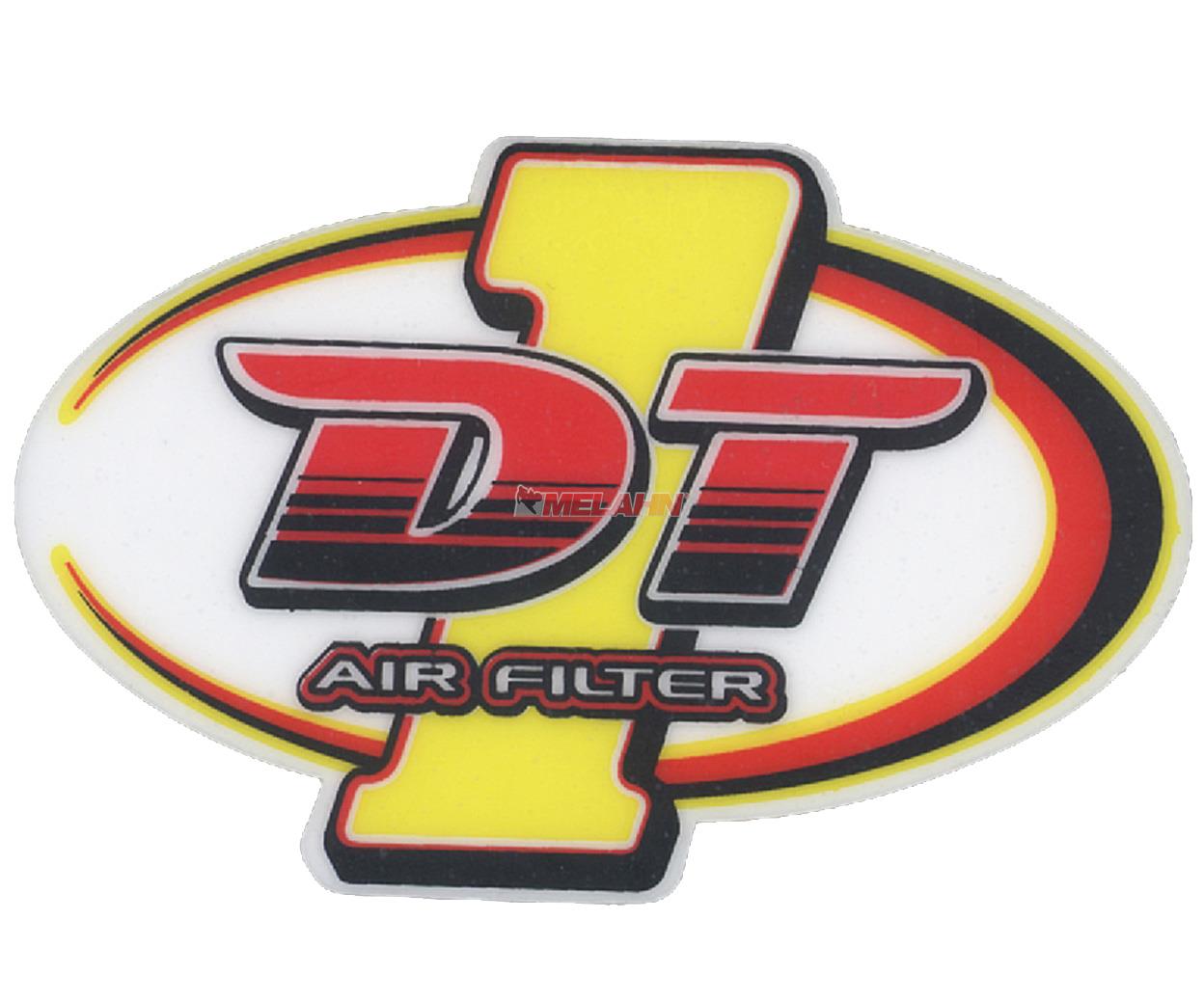 DT-1 Aufkleber aus extra dicker Folie: Logo, 9x6cm