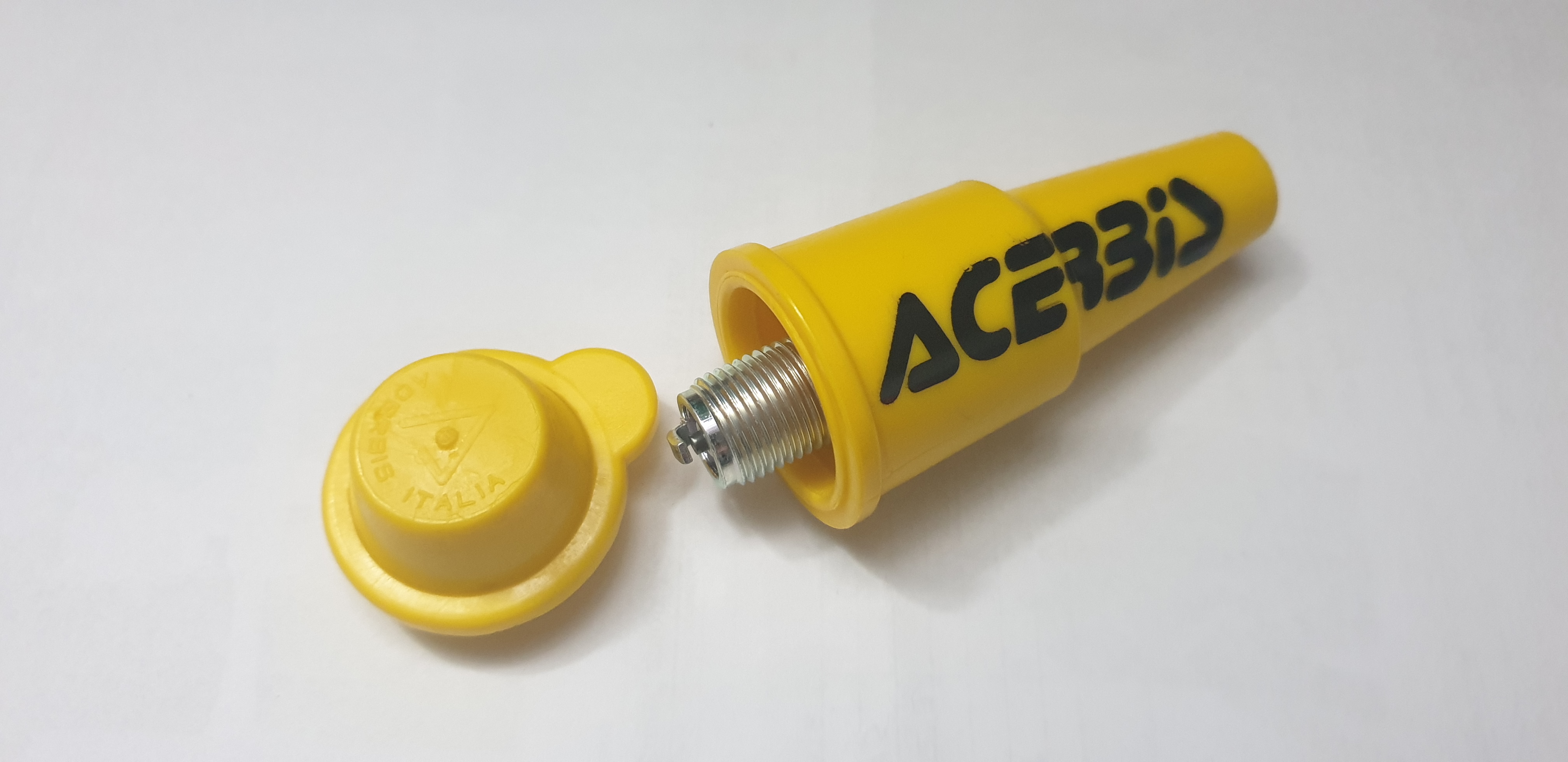 ACERBIS Zündkerzenbox wasserdicht, gelb