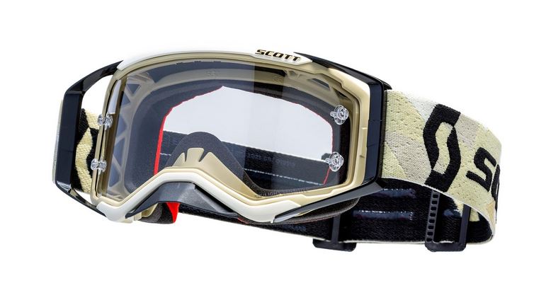 SCOTT Brille: Prospect Enduro LS, camo beige/schwarz, selbsttönend klar/grau