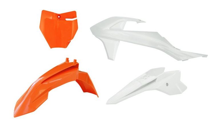 R-TECH Plastik-Kit für KTM 50 SX / SX-E3/5 2016-, 4-teilig, OEM 2023