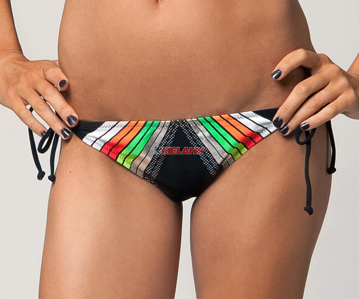 FOX Girls Bikinihose: Twisted, schwarz/bunt