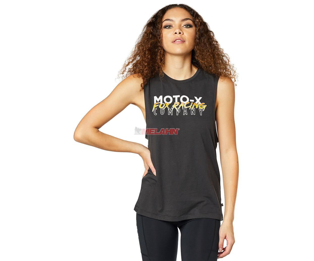 FOX Girls Tank-Top: Rampage, black vintage