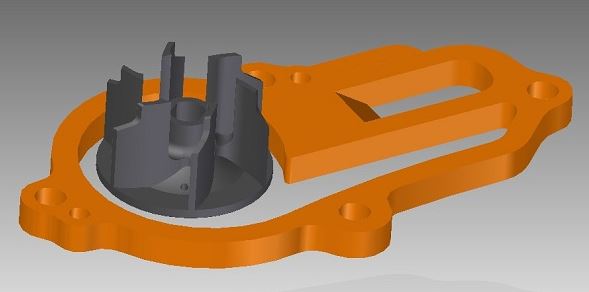 MT Wasserpumpenkit für GasGas MC 85 21-, rot