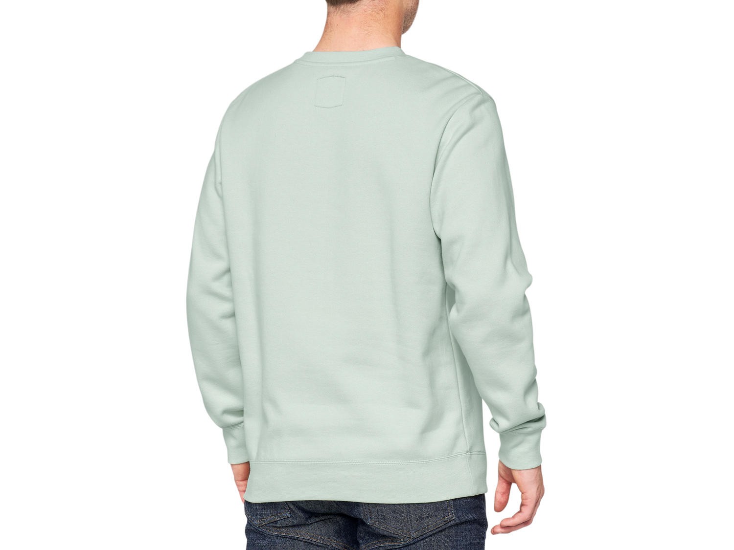 100% Sweat-Pullover: Manifesto, pale aqua