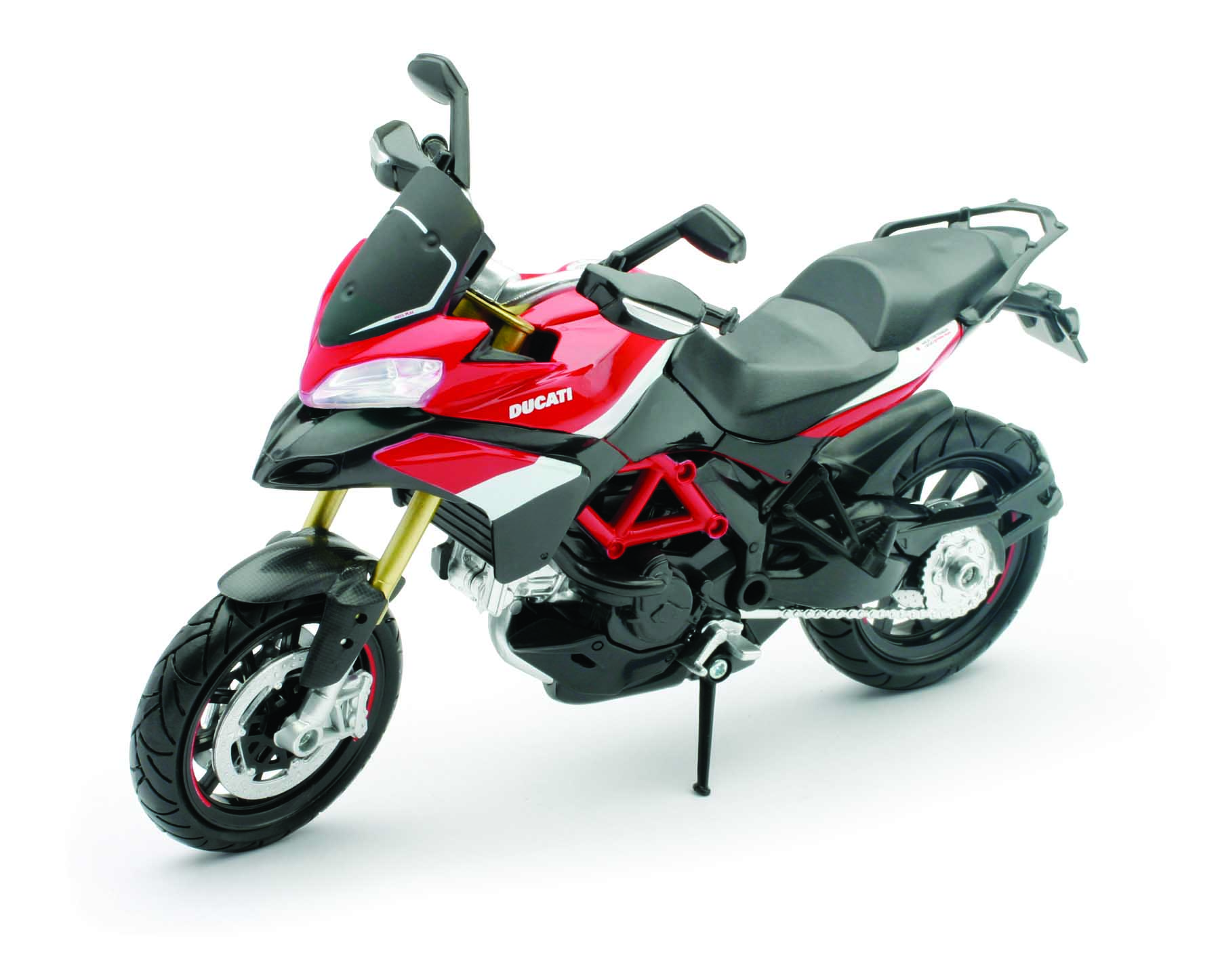 NEW RAY Mini Modell 1:12 Ducati Multistrada 1200 S Pikes Peak, rot