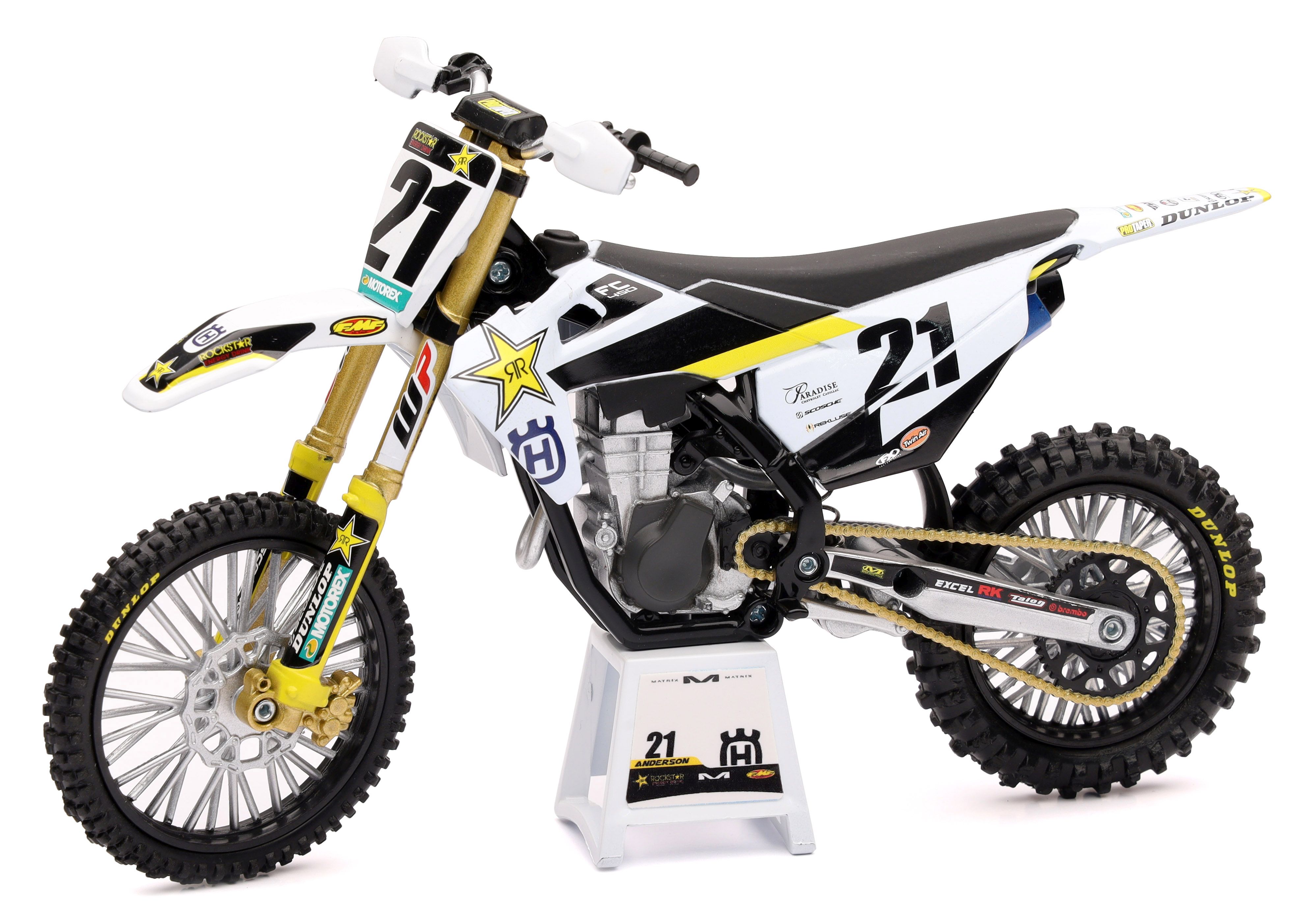 NEW RAY Mini Modell FC 450 2019 Jason Anderson #21, 1:12