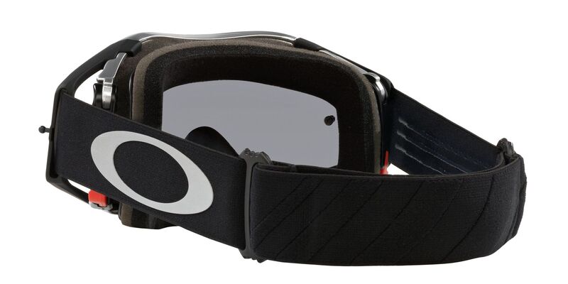 OAKLEY Brille: Airbrake Prizm MX Tuff Blocks schwarz-gunmetal, graues Glas