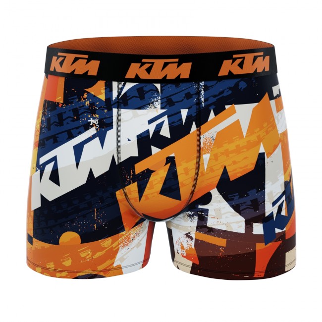 FREEGUN Boxershorts: KTM9 Lig Boxer, orange/blau/weiß