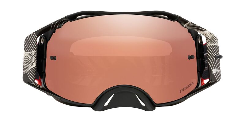 OAKLEY Brille: Airbrake Prizm MX Jeffrey Herlings Signature Series, schwarz/rot black-iridium