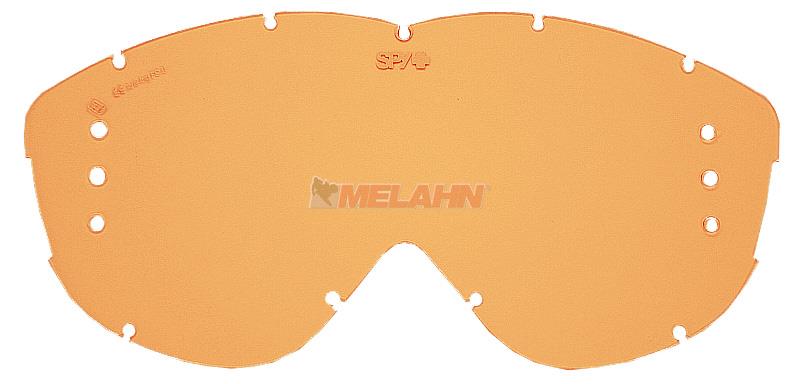 SPY E-Glas Alloy/Targa MX, orange antifog, für Abr.