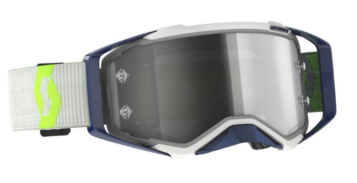 SCOTT Prospect LS Goggle Motocross MTB MX Enduro Cross Brille grau-weiß LS Scheibe