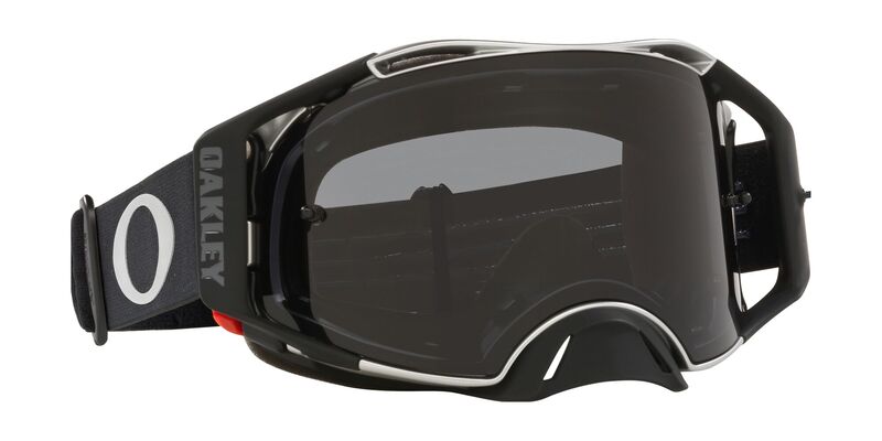 OAKLEY Brille: Airbrake Prizm MX Tuff Blocks schwarz-gunmetal, graues Glas