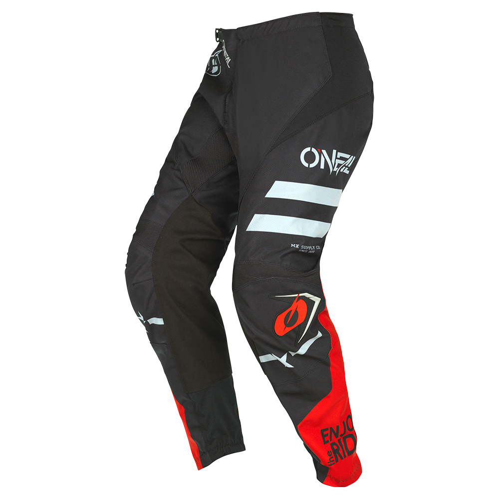 ONEAL Hose: Element Squadron V.22, schwarz/weiß/rot