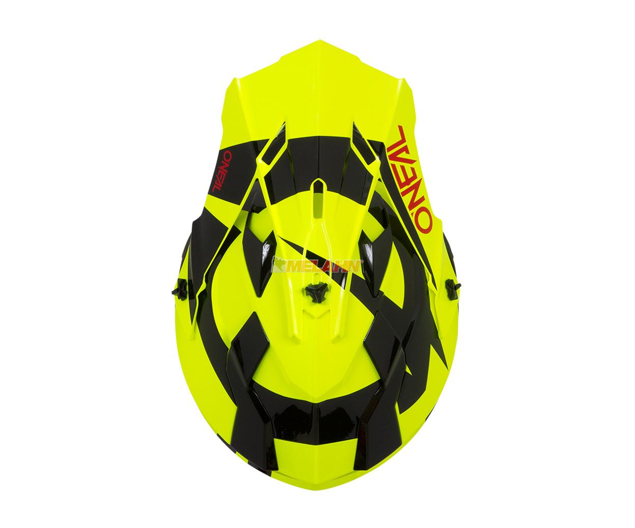 ONEAL Kids Helm: 2Series Slick, neon gelb/schwarz, Größe S