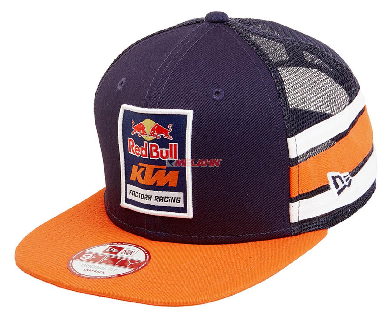 KTM RED BULL Cap: Stripe, navy/orange