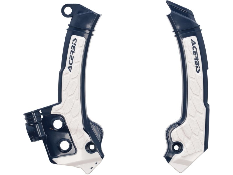 ACERBIS Rahmenschützer (Paar): X-Grip für Husqvarna FC/TC 2023-, blau/weiß