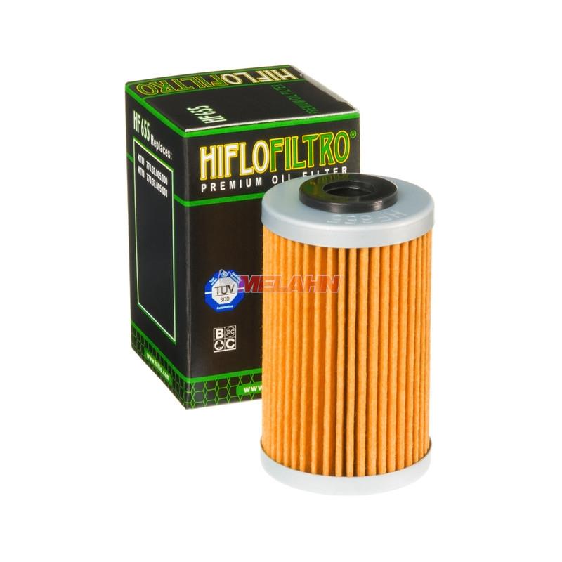 HIFLO Ölfilter HF655 für KTM SX-F 250 06-12 / EXC-F 250 07-13 / EXC-F 450/500 12-16