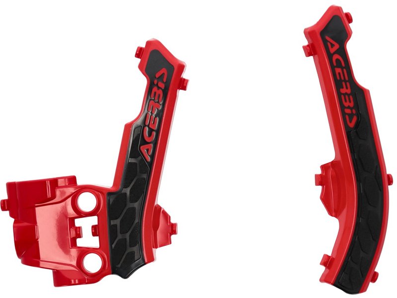 ACERBIS Rahmenschützer (Paar): X-Grip für GasGas MC 50 2021-, rot/schwarz