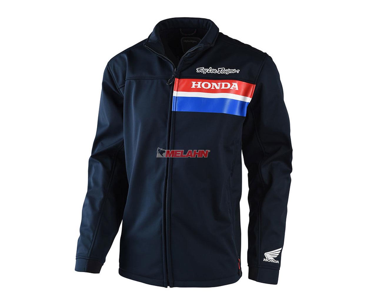 TROY LEE DESIGNS Softshell-Jacke: Travel HONDA, navy