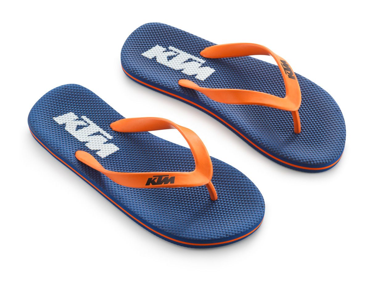 KTM Flip Flops: Team Sandals, blau/orange