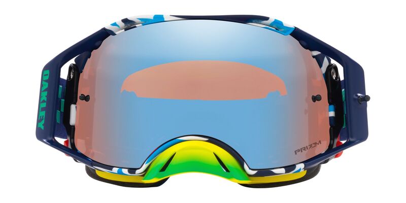 OAKLEY Brille: Airbrake Prizm MX TLD Blue Banner, blau sapphire-iridium