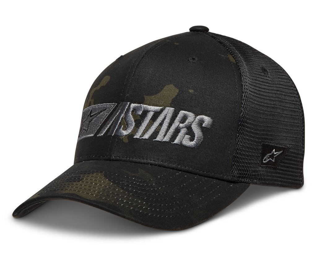 ALPINESTARS Trucker Cap: Reblaze Multicamo, schwarz