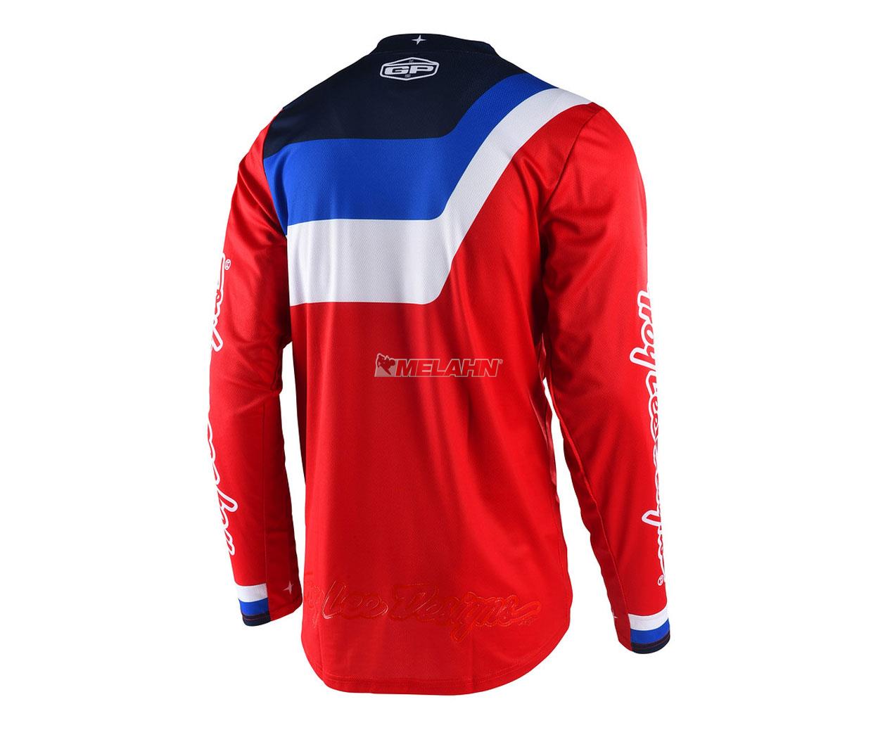 TROY LEE DESIGNS Jersey: GP Air Prisma, rot