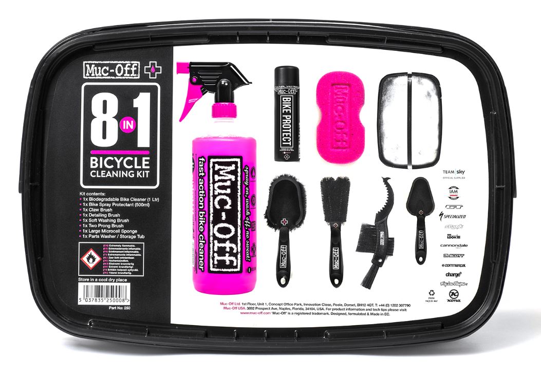 MUC-OFF Pit-Kit Reiniger-Set, 8-teilig