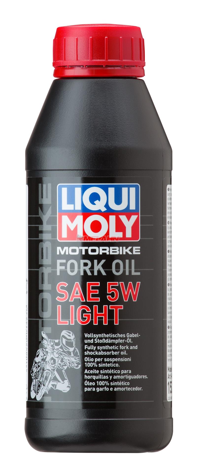 LIQUI MOLY Gabelöl: Motorbike Fork Oil 5W light, 1l