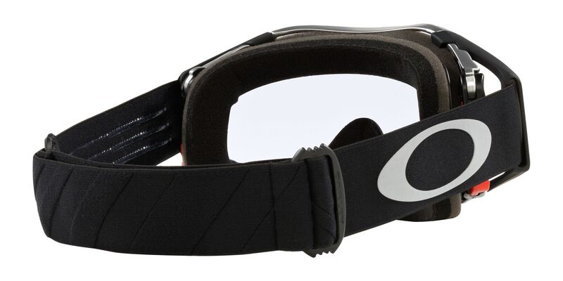 OAKLEY Brille: Airbrake MX Tuff Blocks schwarz-gunmetal, klares Glas