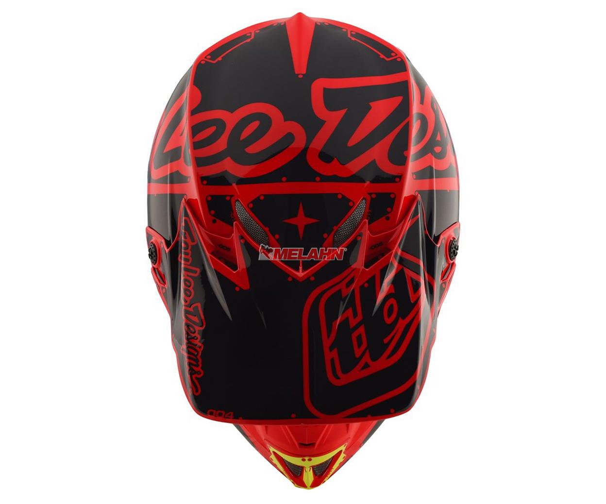 TROY LEE DESIGNS Helm: SE4 PA Helm (MIPS) Factory, rot, Größe XL