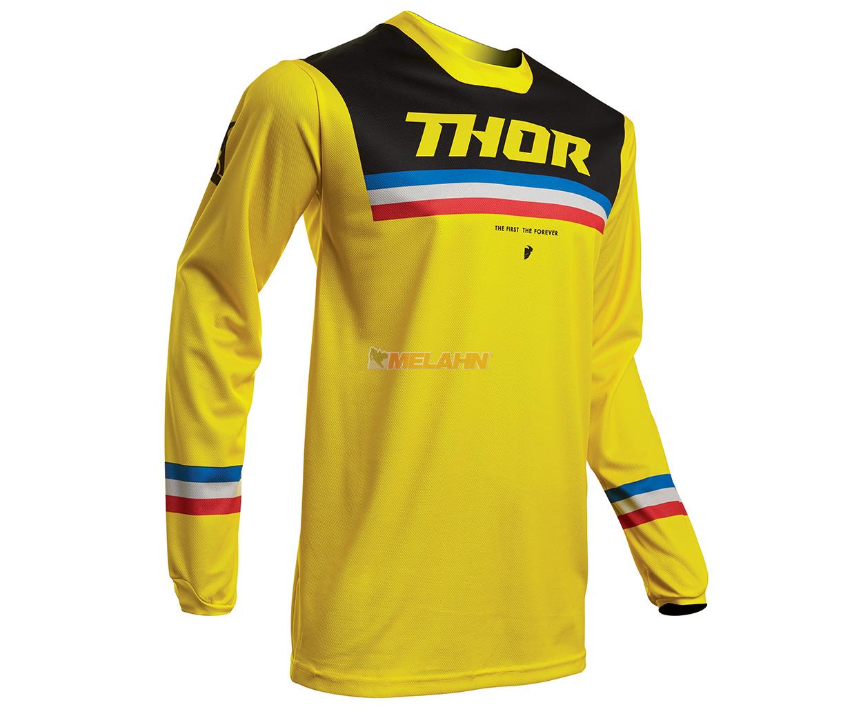 THOR Jersey: Pulse Pinner, gelb